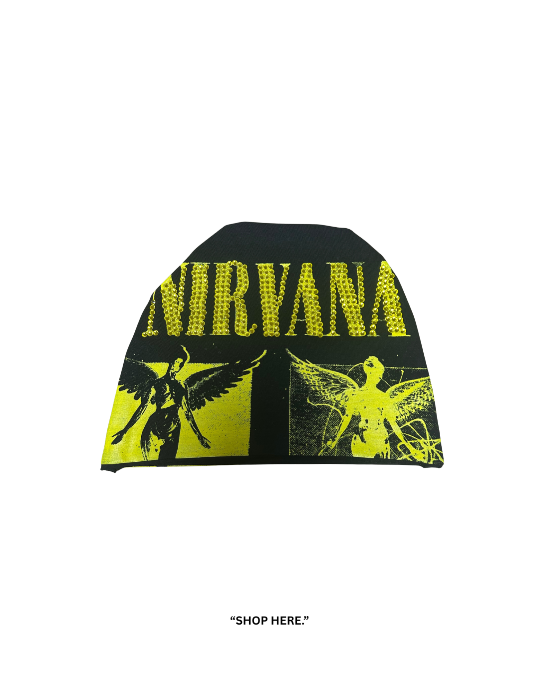 NIRVANA RHINESTONE BEANIE